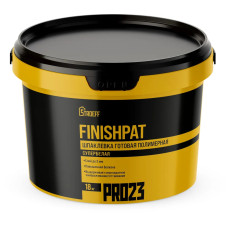 Шпаклевка готовая полимерная супербелая Finishpat Строефф PR023 18 кг